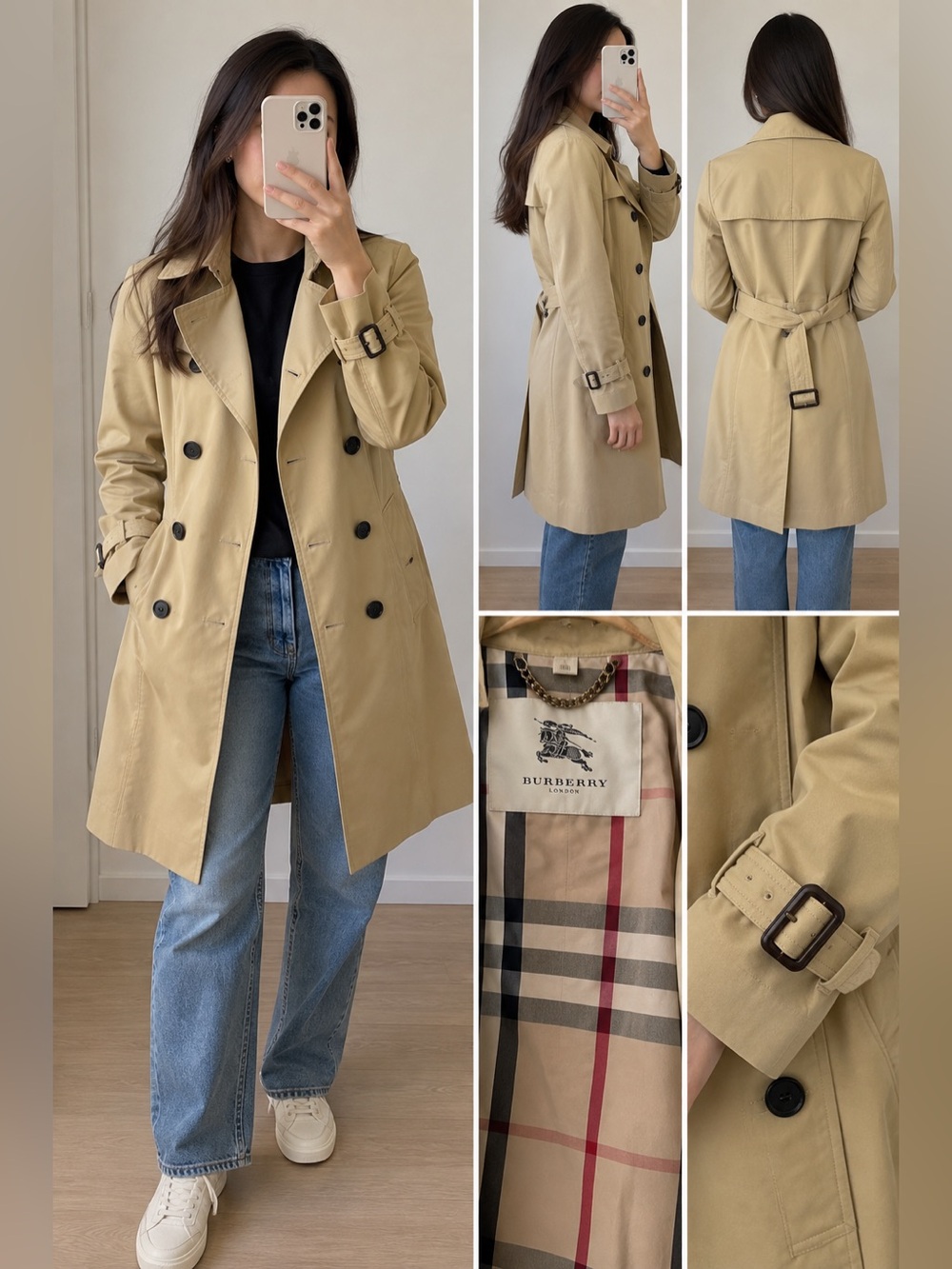 Burberry The Sandringham Belted Trench Coat